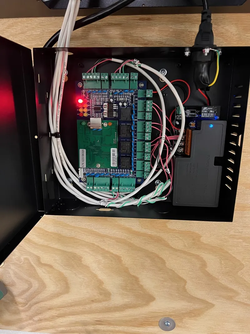 Commercial access control controller hardware installed by FM Tech
